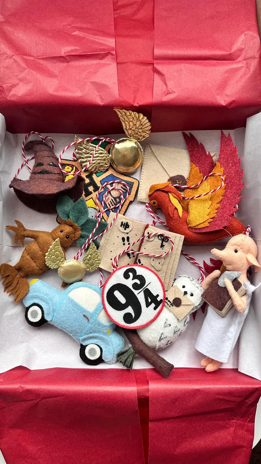 Christmas Ornaments Felt Toys, Harry Potter Felt Toys, Christmas Gifts - Etsy | Etsy (US)