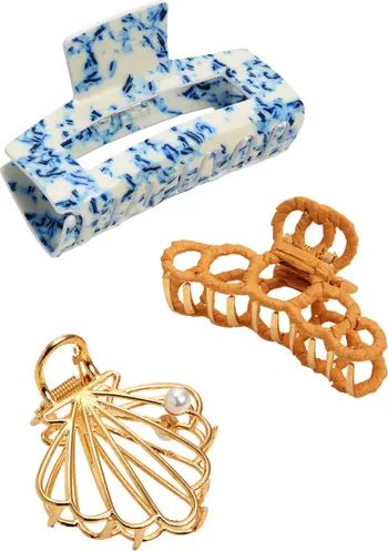 3-Pack Assorted Claw Clips | Nordstrom