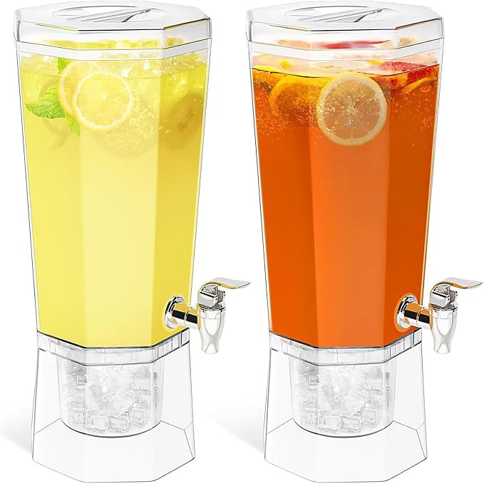Lifewit 1 Gallon Drink Dispenser for Party with Leak-Proof Spigot, 2 Pcs | BPA Free Plastic, Remo... | Amazon (US)