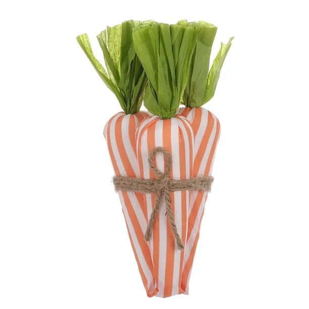 Way To Celebrate Easter Striped Fabric Carrots | Walmart (US)