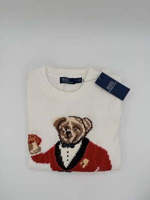 Polo Ralph Lauren Polo BEAR Knit white Sweater Jumper COTTON WOMEN'S size S new | eBay | eBay US