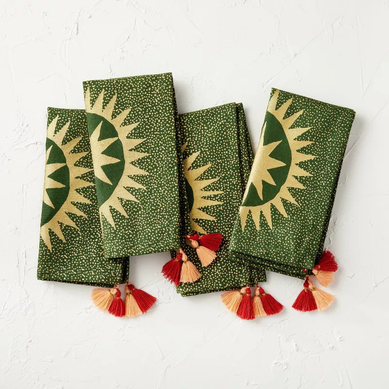 4pk Cotton Soleil Napkins - Opalhouse™ designed with Jungalow™ | Target