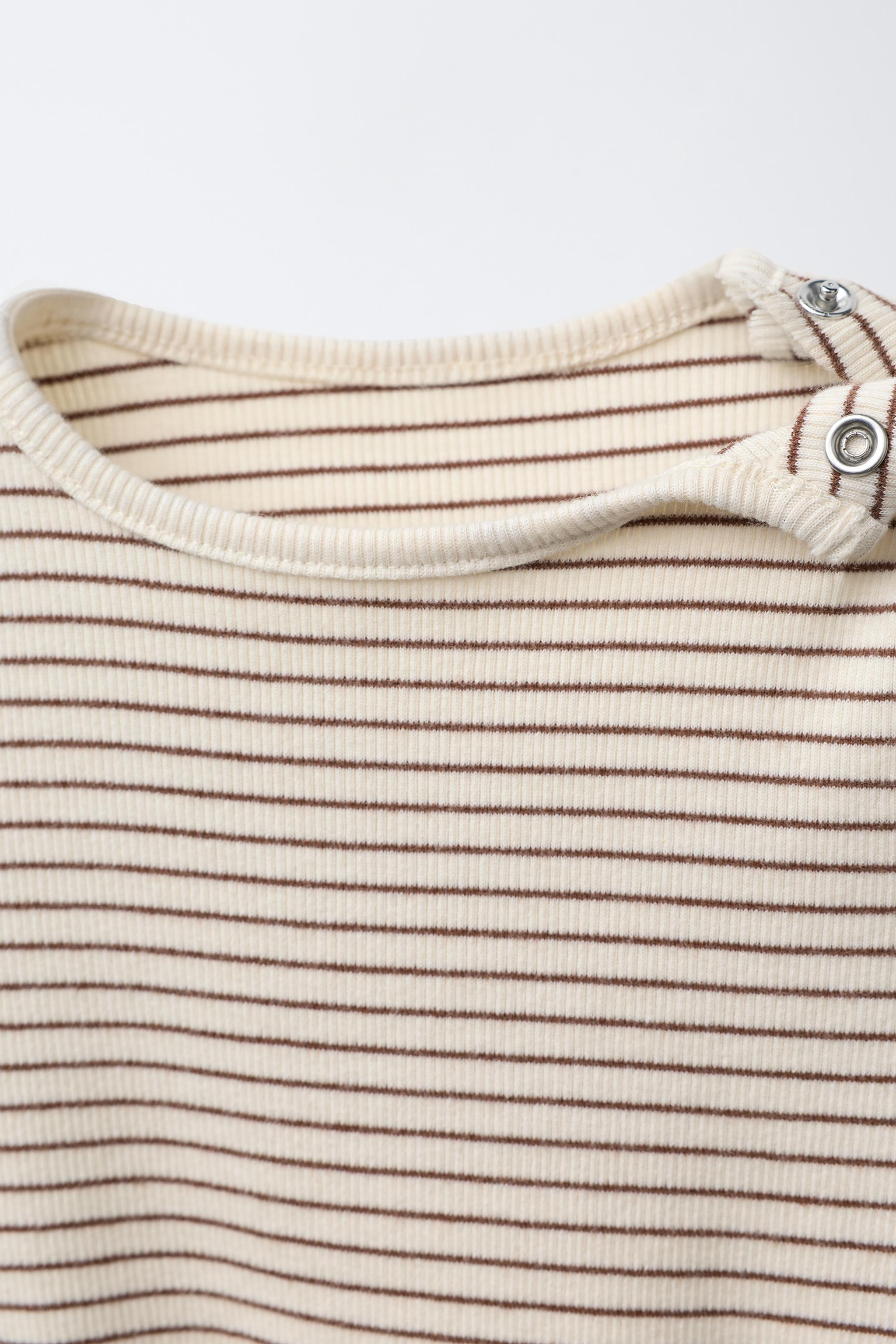 STRIPED BODYSUIT AND LEGGINGS SET | Zara US