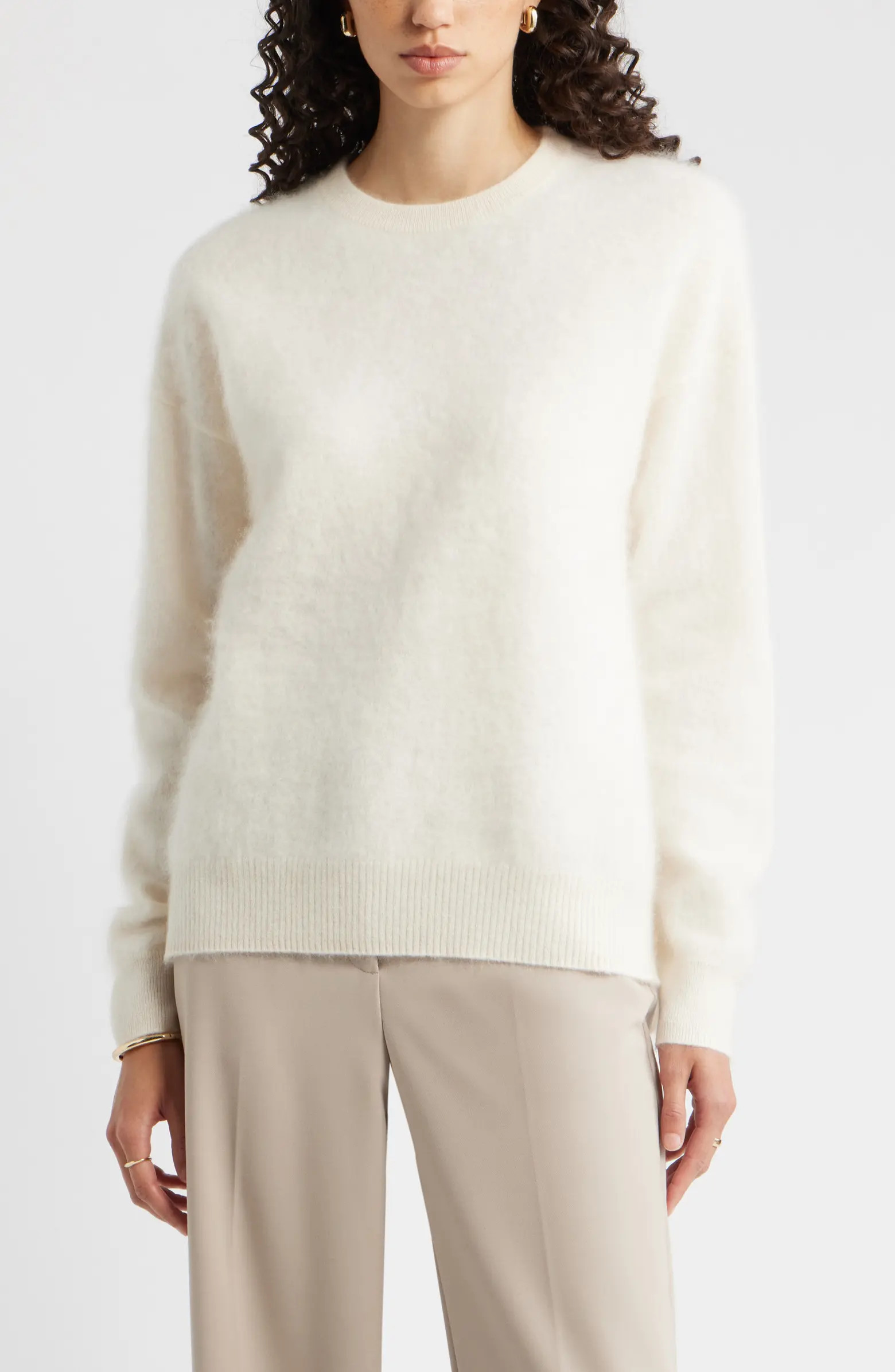 Brushed Cashmere Sweater | Nordstrom