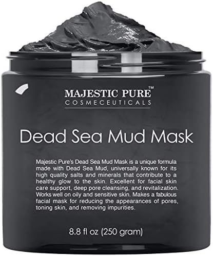 MAJESTIC PURE Dead Sea Mud Mask for Face and Body - Natural Skin Care for Women and Men - Best Fa... | Amazon (US)