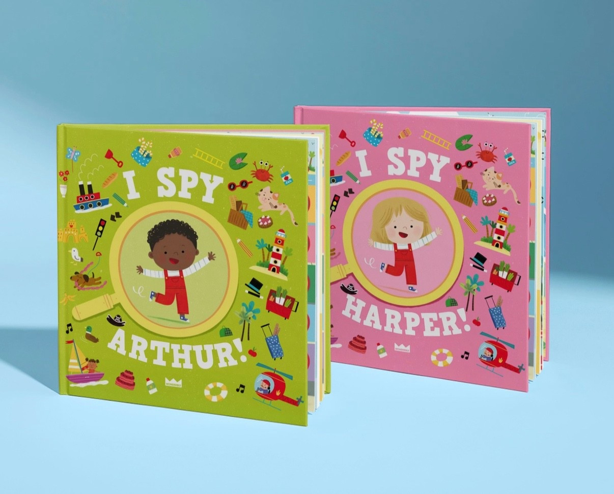 Personalized “I Spy” book for your child.  This can occupy your child pre/dinner, car or plane rides, whenever.  It’s great! Blakely has loved her.  Makes a great gift that isn’t just going to get thrown away.  

#LTKGiftGuide #LTKKids #LTKFindsUnder50