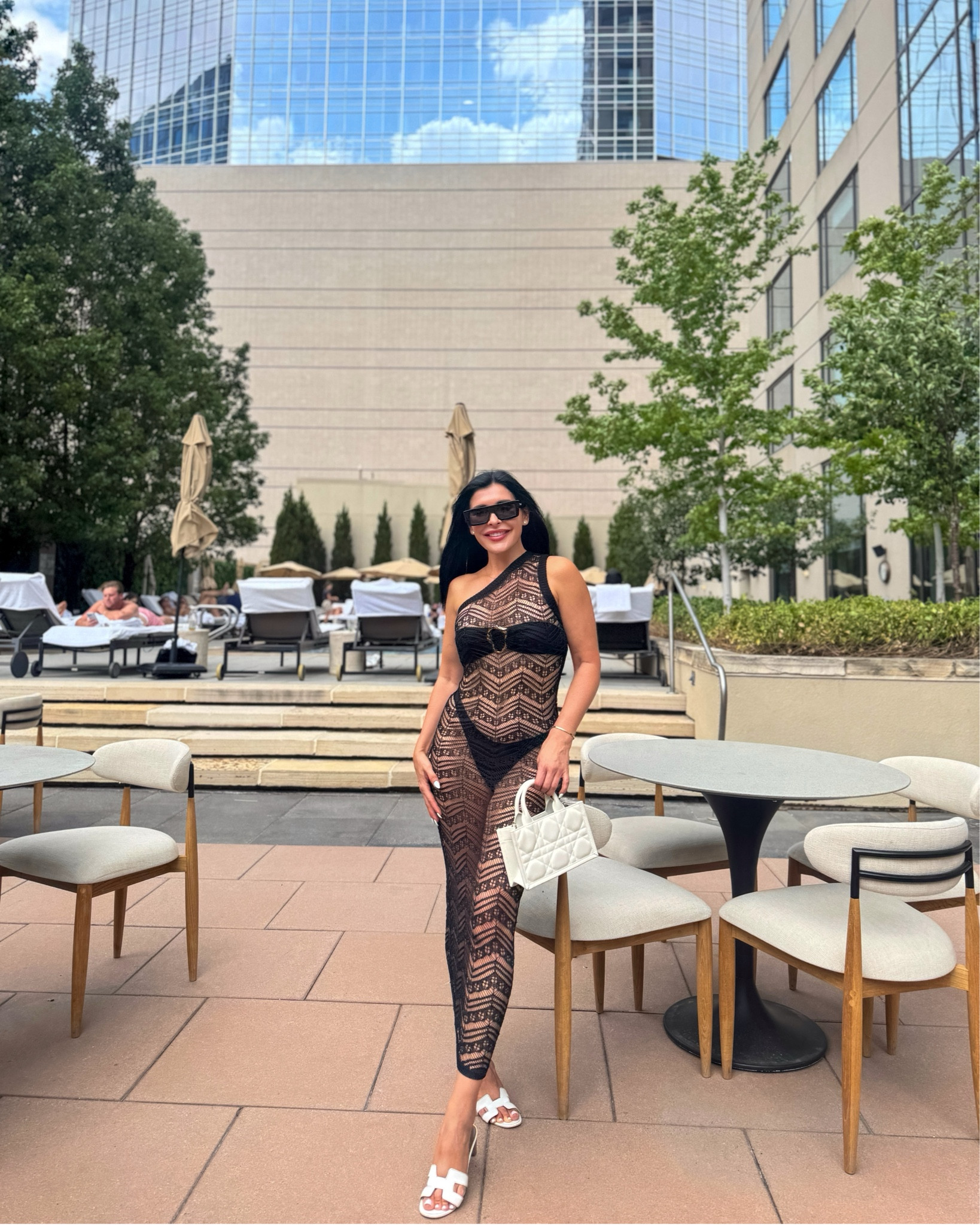 Black coverup and bandeau bikini set 🫶🏻

#LTKFindsUnder100 #LTKStyleTip #LTKSwim