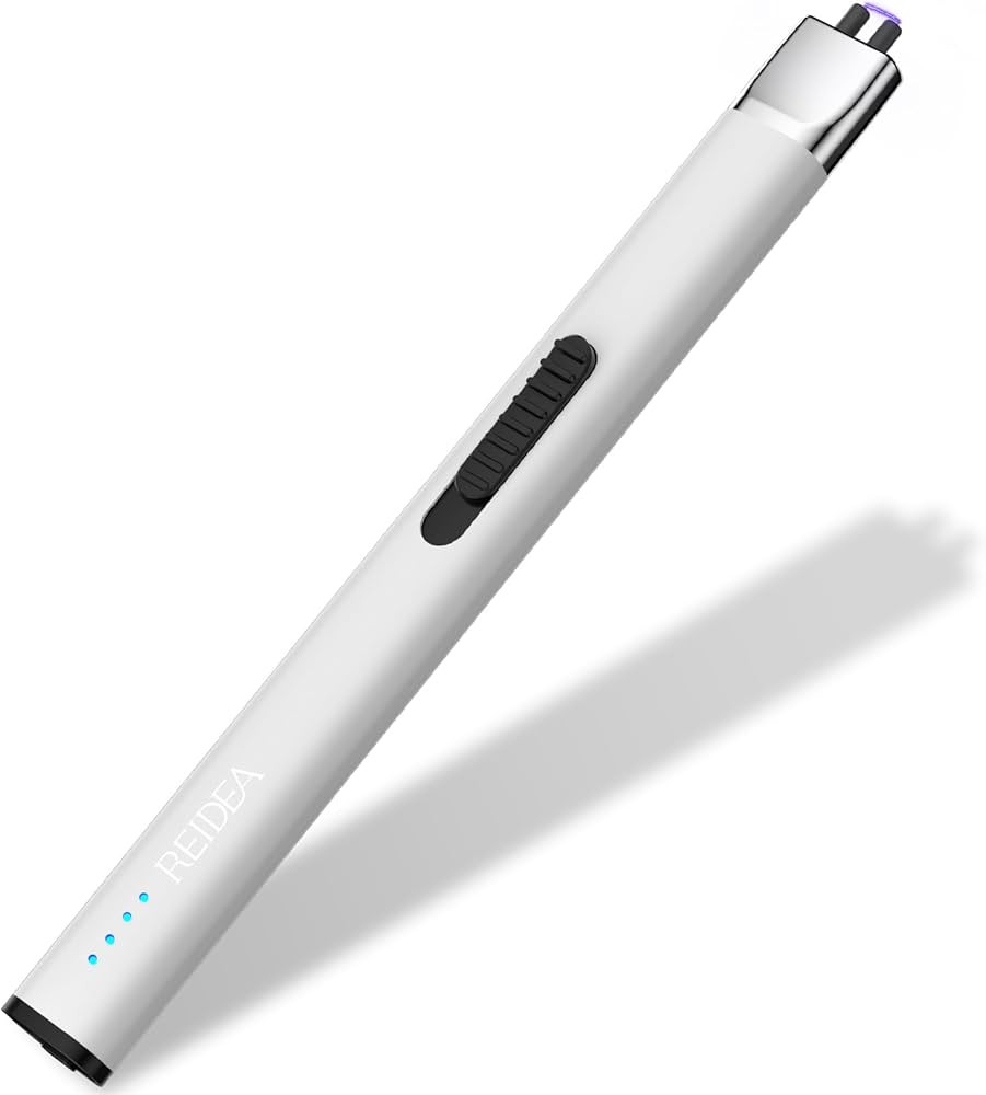 REIDEA Lighter R1 Flat Electronic Candle Lighter, Windproof Flameless USB Rechargeable Arc Lighte... | Amazon (US)