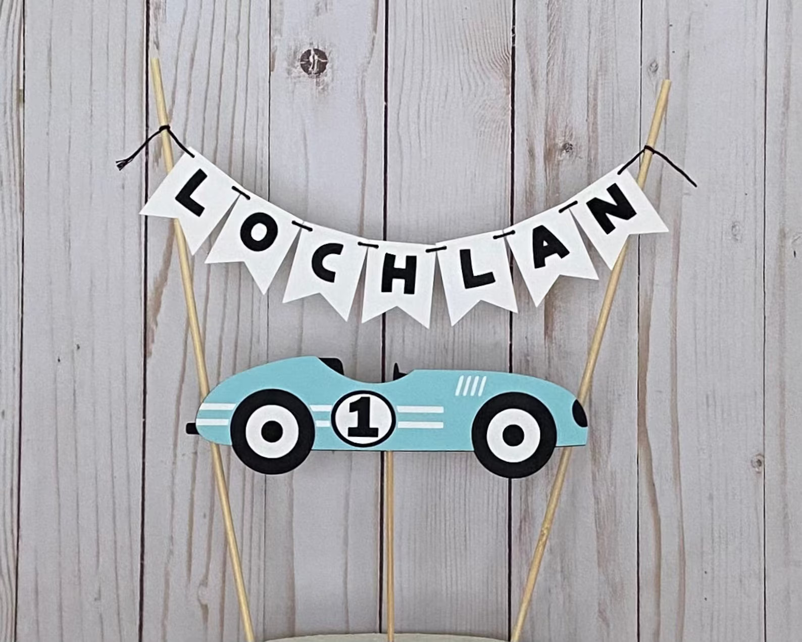 Race Car Birthday Cake Banner. Race Car Number Cake Topper. Race Car Cake Banner. - Etsy | Etsy (US)