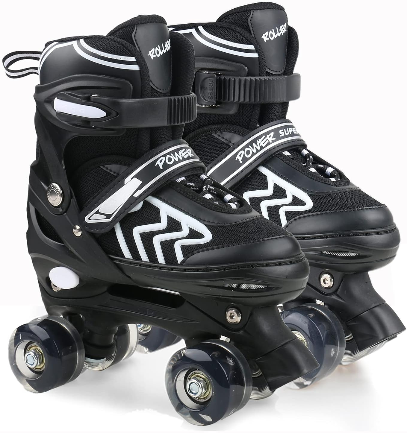 Kids Roller Skates for Boys and Girls, Women and Men, 4 Size Adjustable Adult Kids Roller Skates ... | Amazon (US)