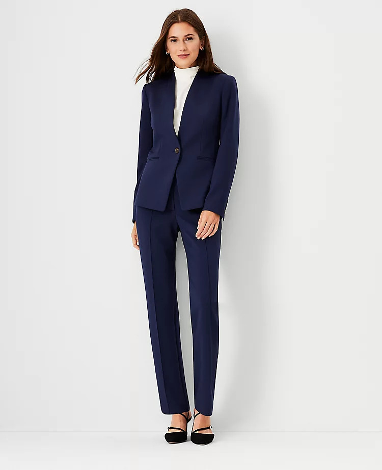The Straight Pant in Double Knit | Ann Taylor