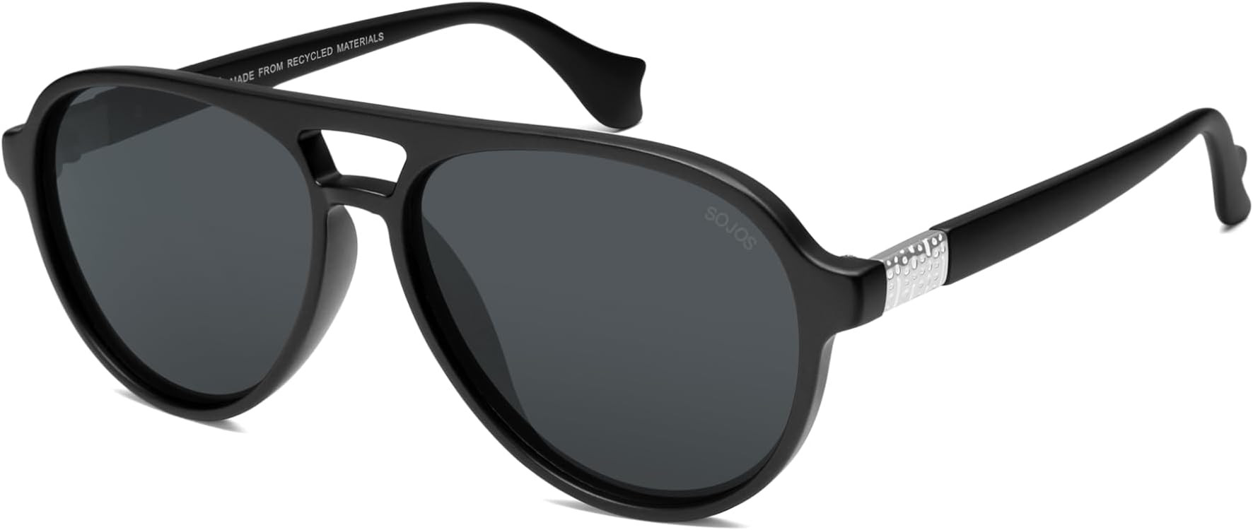 SOJOS Ocean Collection Polarized Retro Oversized Aviator Sunglasses Women Men Recycled Plastic Ec... | Amazon (US)
