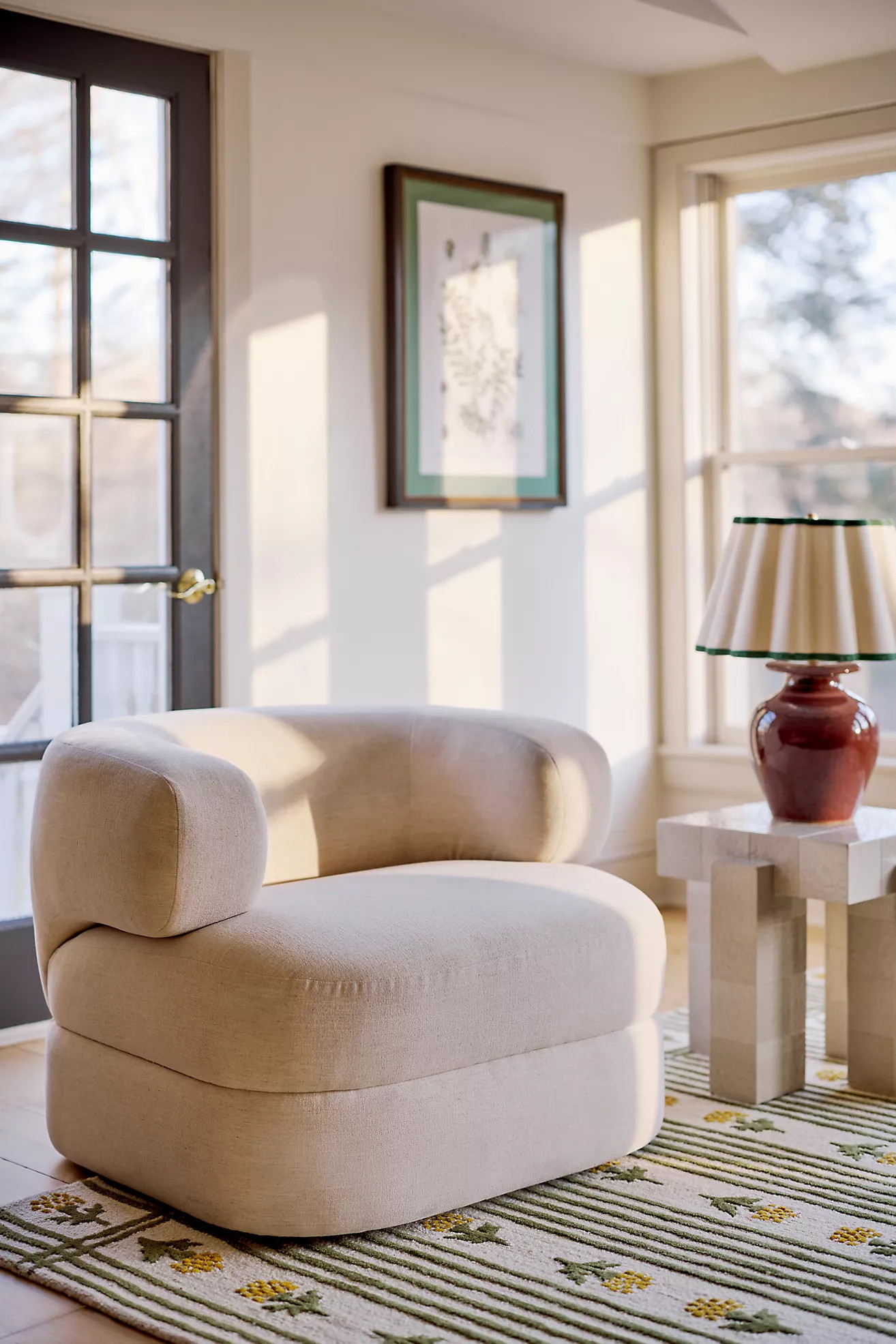 Emilia Swivel Chair | Anthropologie (US)