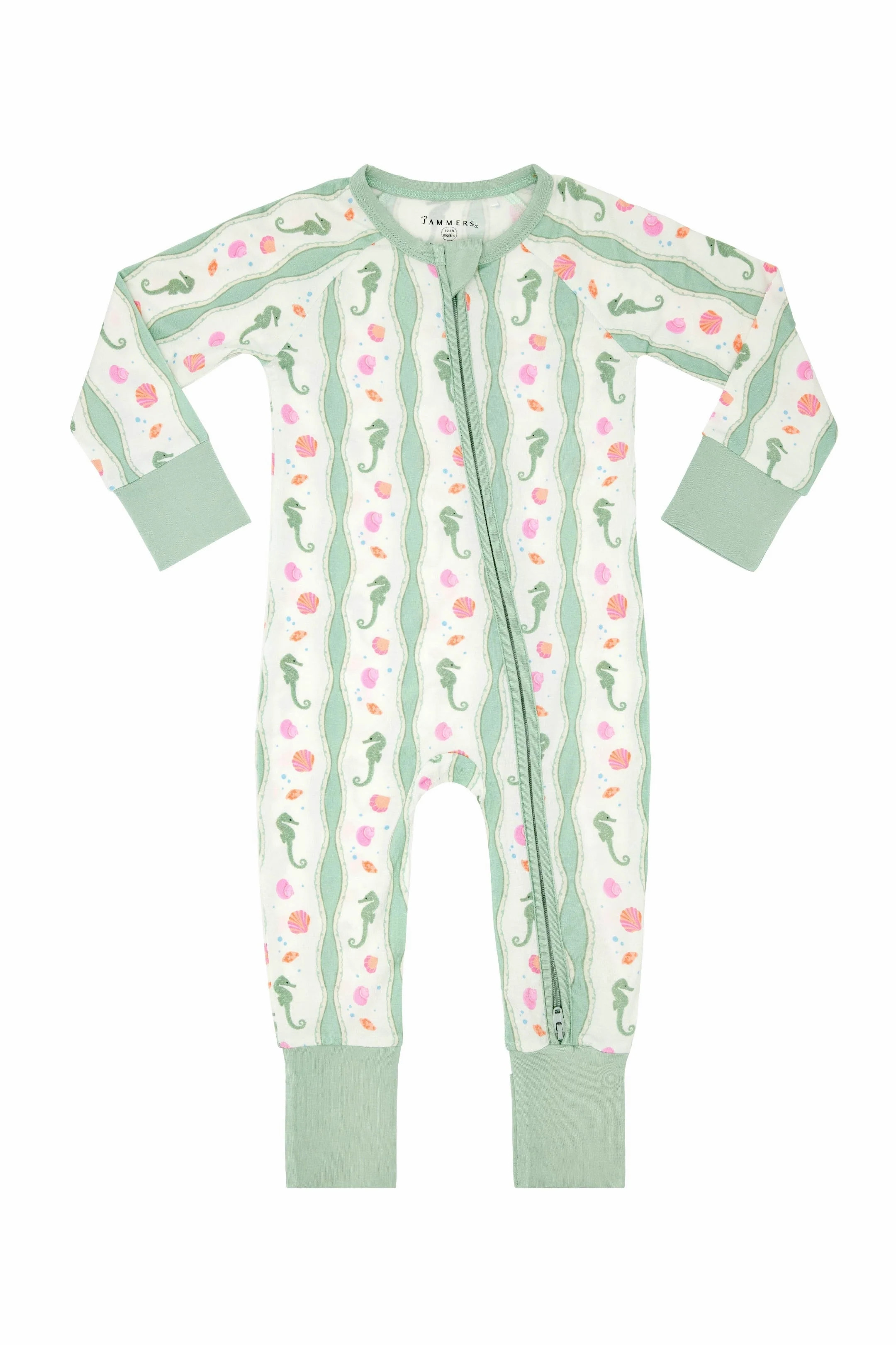 Shoreline Dreams Zipper Romper | Bamboo Baby Pajamas | In My Jammers | In My Jammers