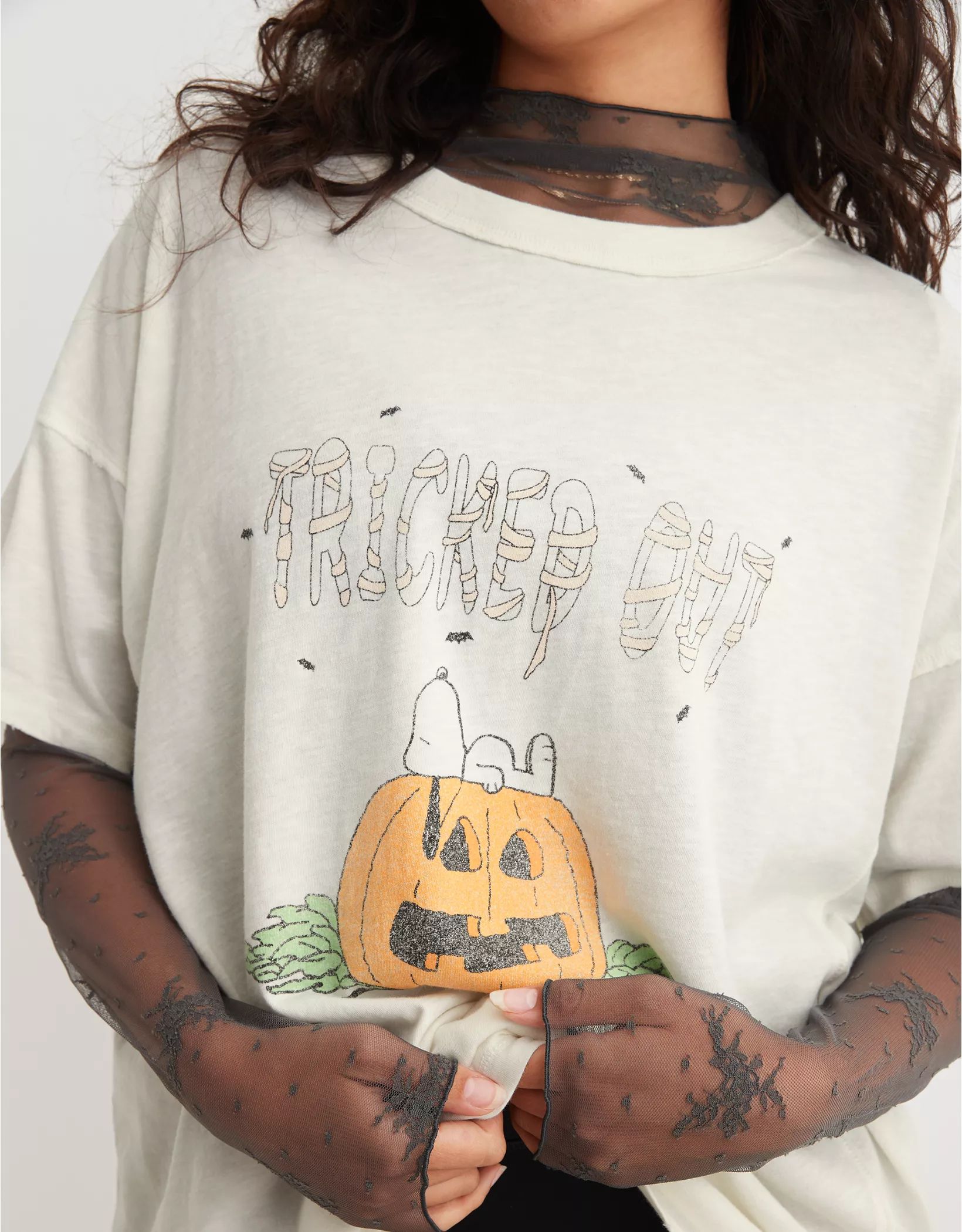 Aerie Crewneck Graphic Oversized Boyfriend T-Shirt | Aerie