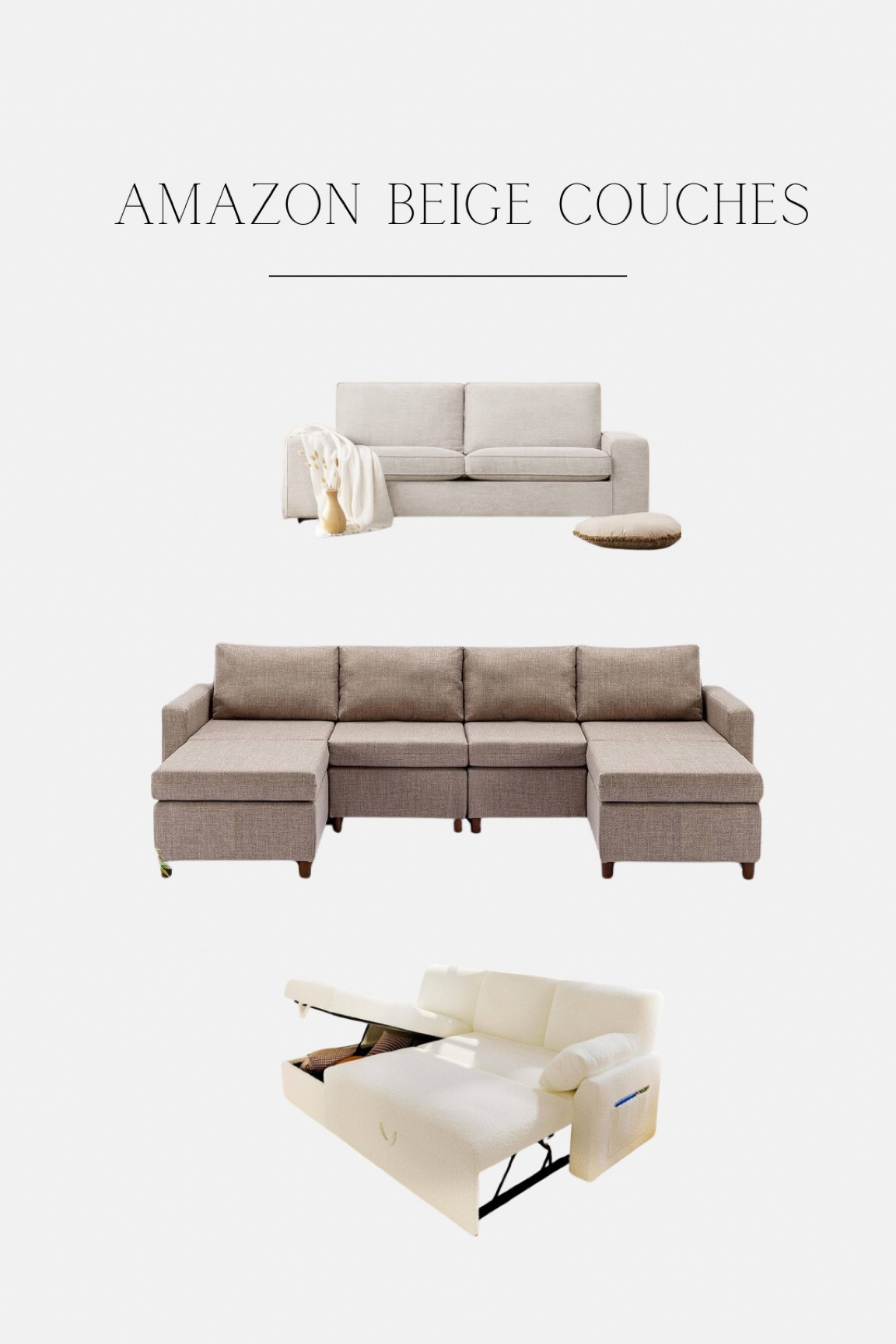 Amazon beige couches🤎

#LTKfamily #LTKhome