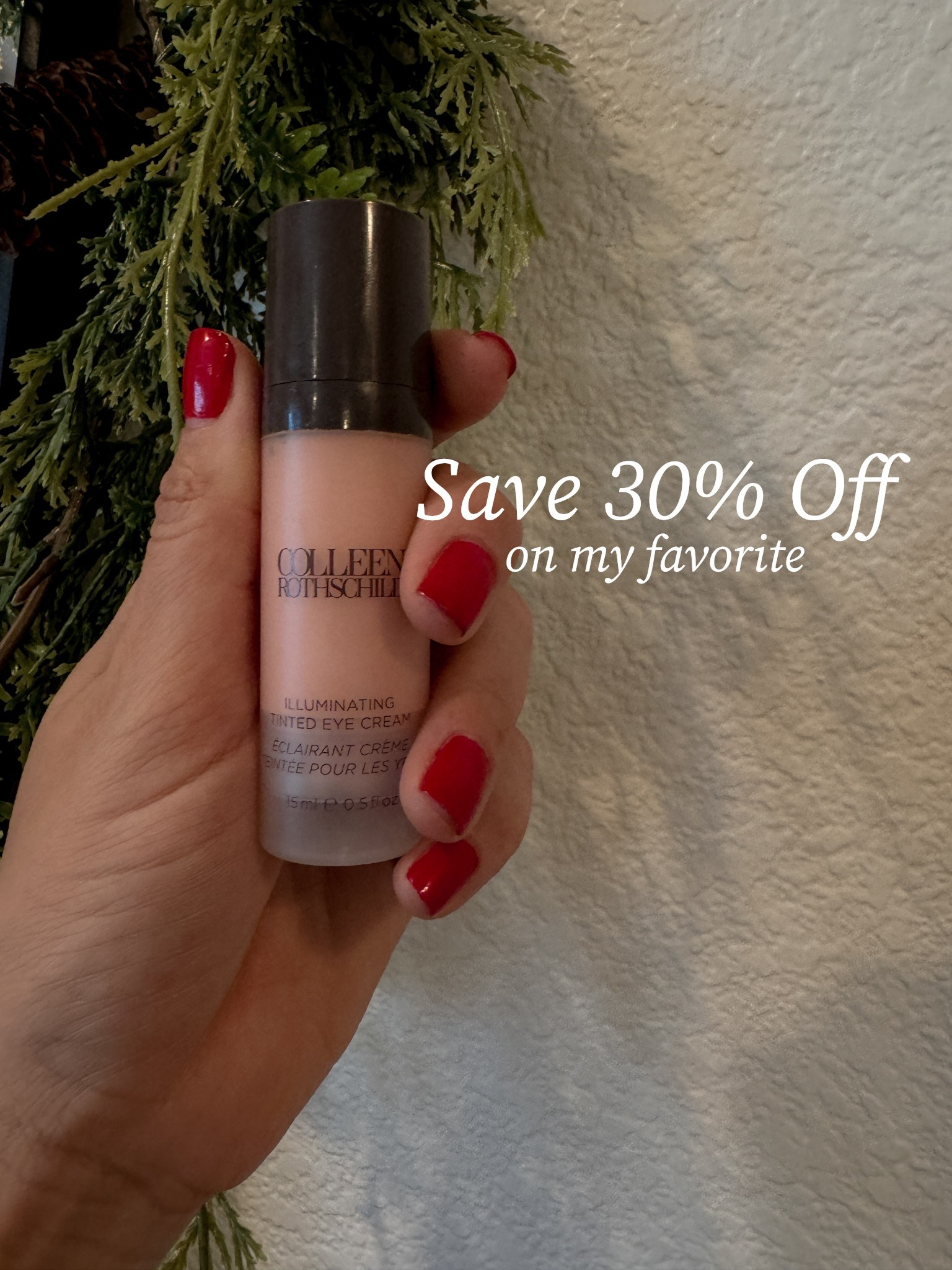 if you’ve been wanting to try this illuminating tinted eye cream it’s 30% off today. 

#LTKGiftGuide #LTKCyberWeek #LTKSaleAlert