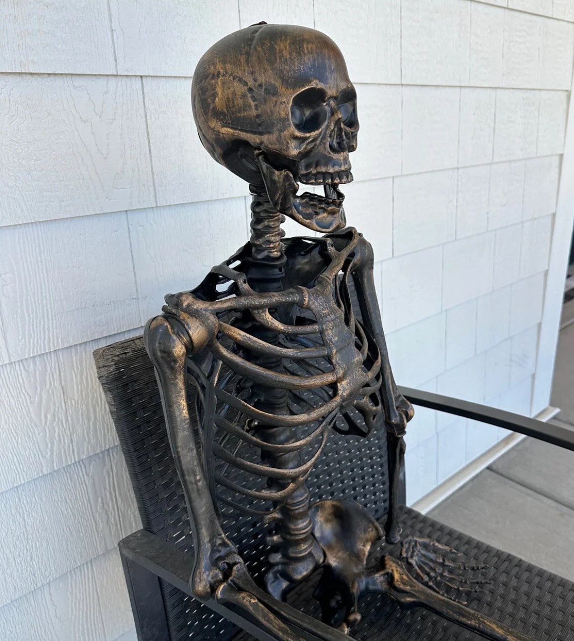Elevate your Halloween decor with this bronze skeleton.

#LTKHome #LTKSeasonal #LTKmomlife