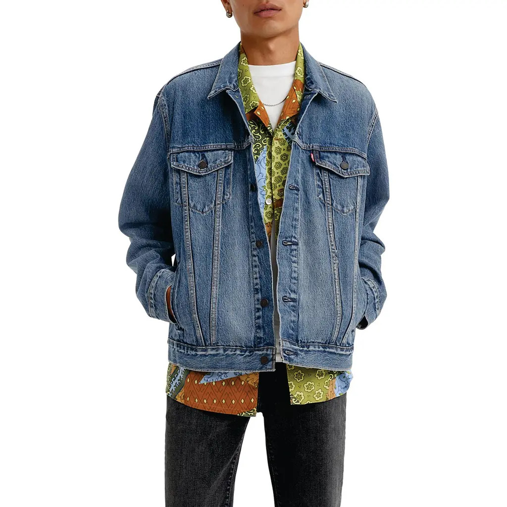 levi's Relaxed Fit Trucker Jacket in Skyline Trucker at Nordstrom, Size Small | Nordstrom