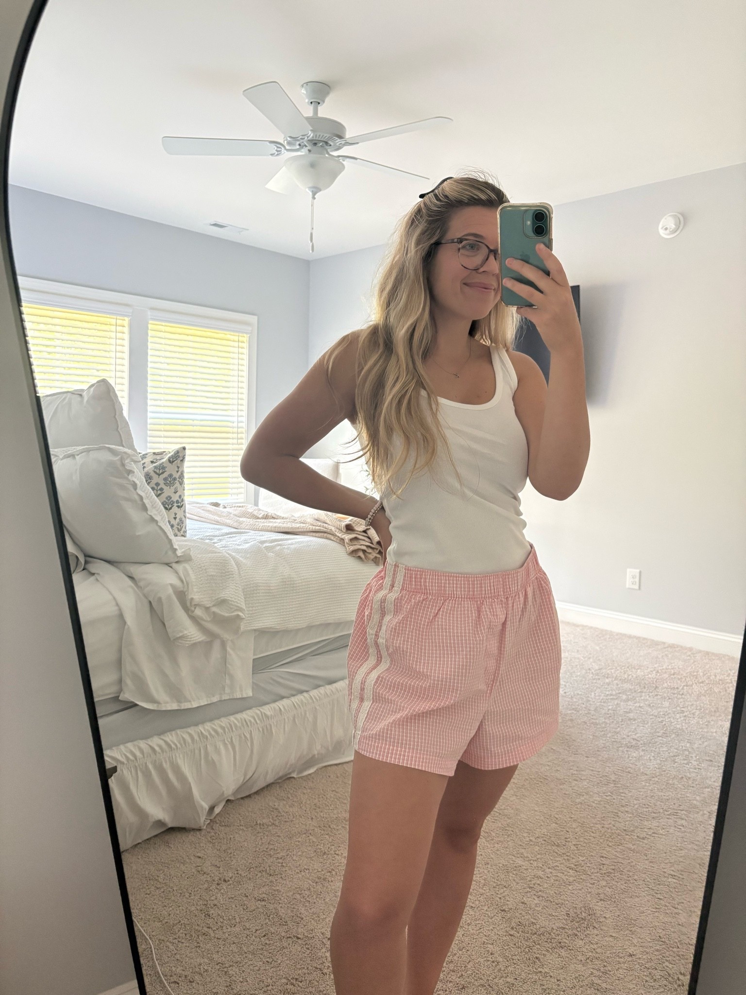 $15 old navy gingham boxer shorts!!! 💓🌸

#LTKootd #LTKgrwm #LTKmomlife