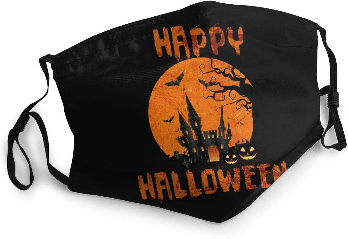 Halloween pumpkin lantern s-k-u-ll cosplay Face Mask Bandana Sport Windproof Balaclava Dust Wind ... | Amazon (US)