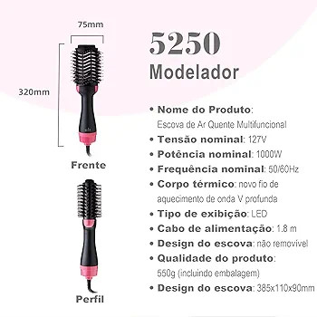 Escova Secadora, Escova Modeladora, 127V | Amazon (BR)