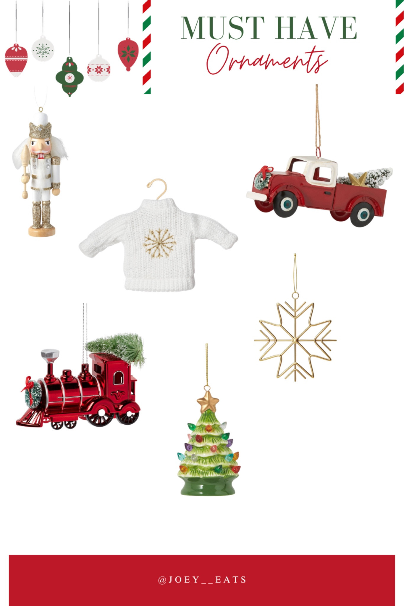 Classic Must Have Ornaments 

#LTKHoliday #LTKSeasonal #LTKhome