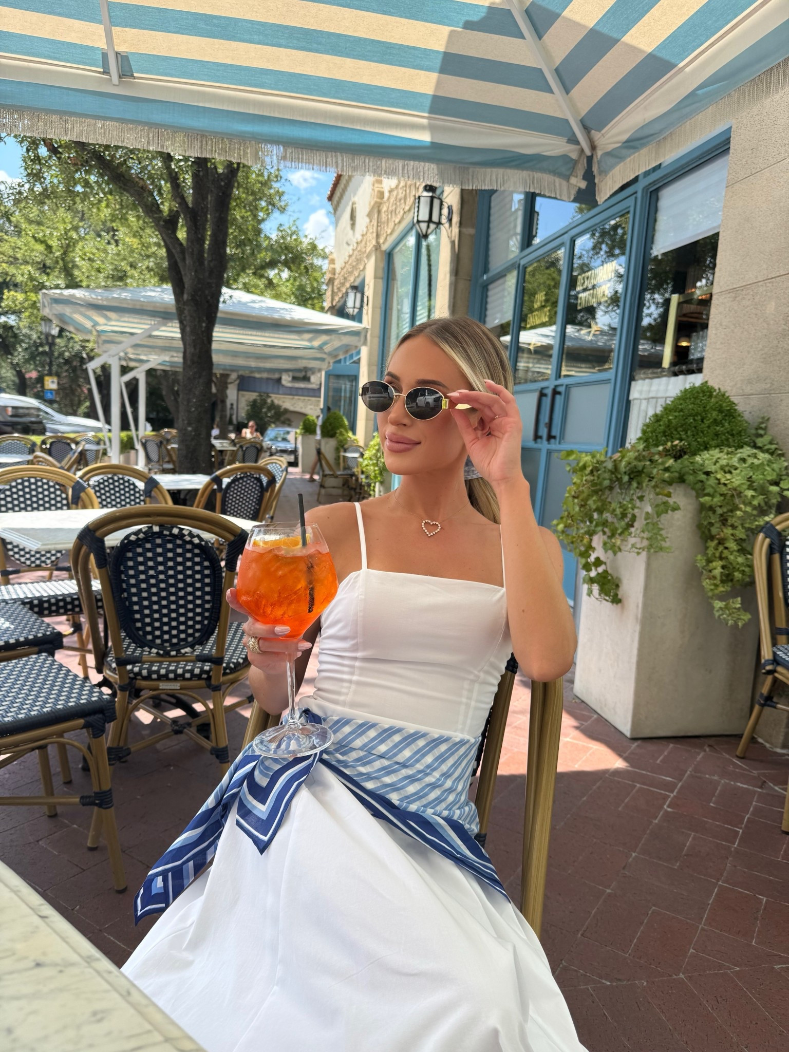 LOVE this midi dress and it comes with this blue scarf belt 🩵 wearing XS

Midi dress. Ootd. Summer outfit. Baby shower outfit. Ootn. White dress  