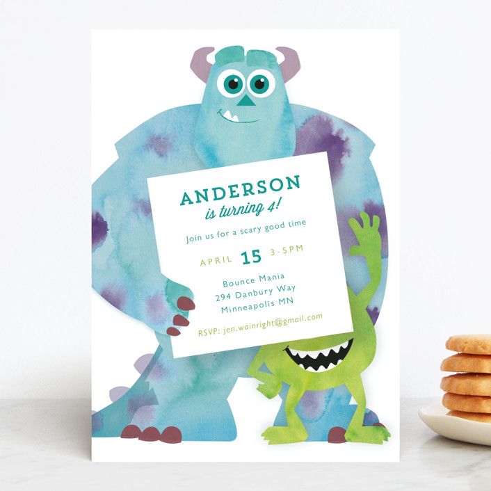Disney and Pixar's Monster's Inc Party | Minted