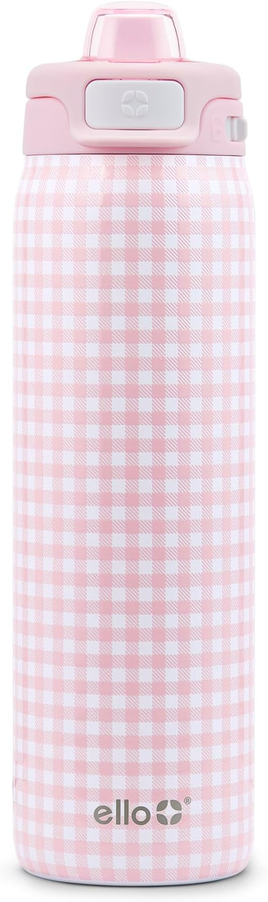 Ello Pop & Fill Stainless Steel Water Bottle with Quick Fill Technology, Double Walled Vacuum Ins... | Amazon (US)