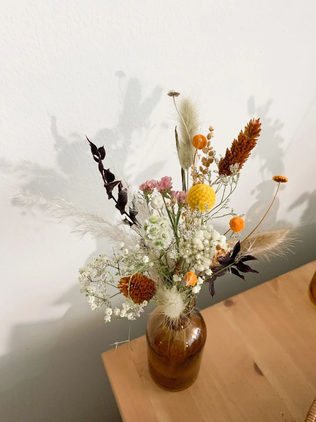 Small dried flowers arrangement, bud vase flowers, sun bleached flowers, home decor, rustic decor... | Etsy (US)