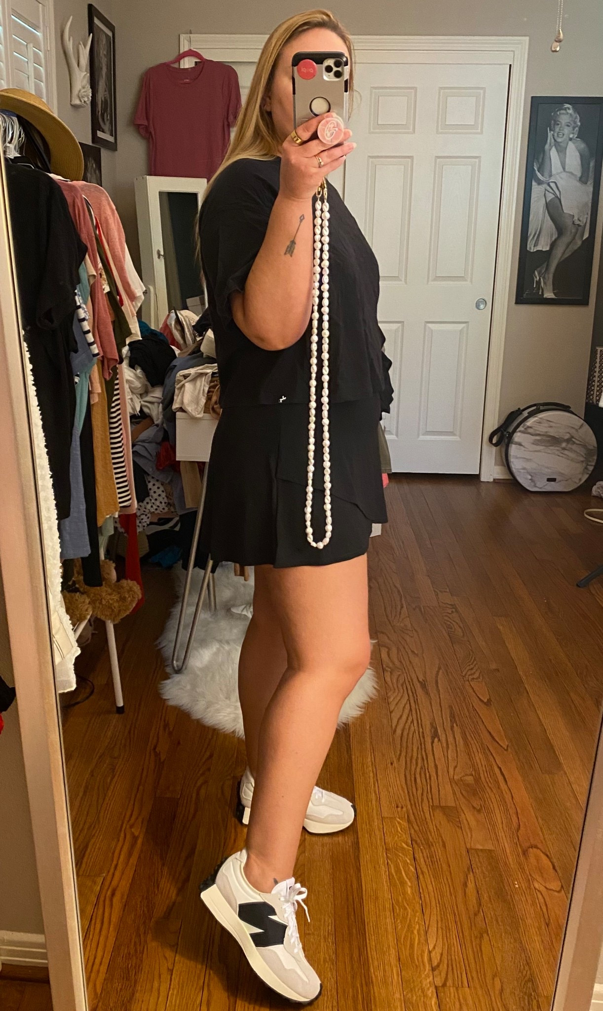 In my skort era 

Athleisure, matching set, summer outfit, travel outfit, summer style, brunch, breakfast, coffee run, sneakers, new balance, black set, target style, target set

#LTKShoeCrush #LTKFindsUnder50 #LTKActive