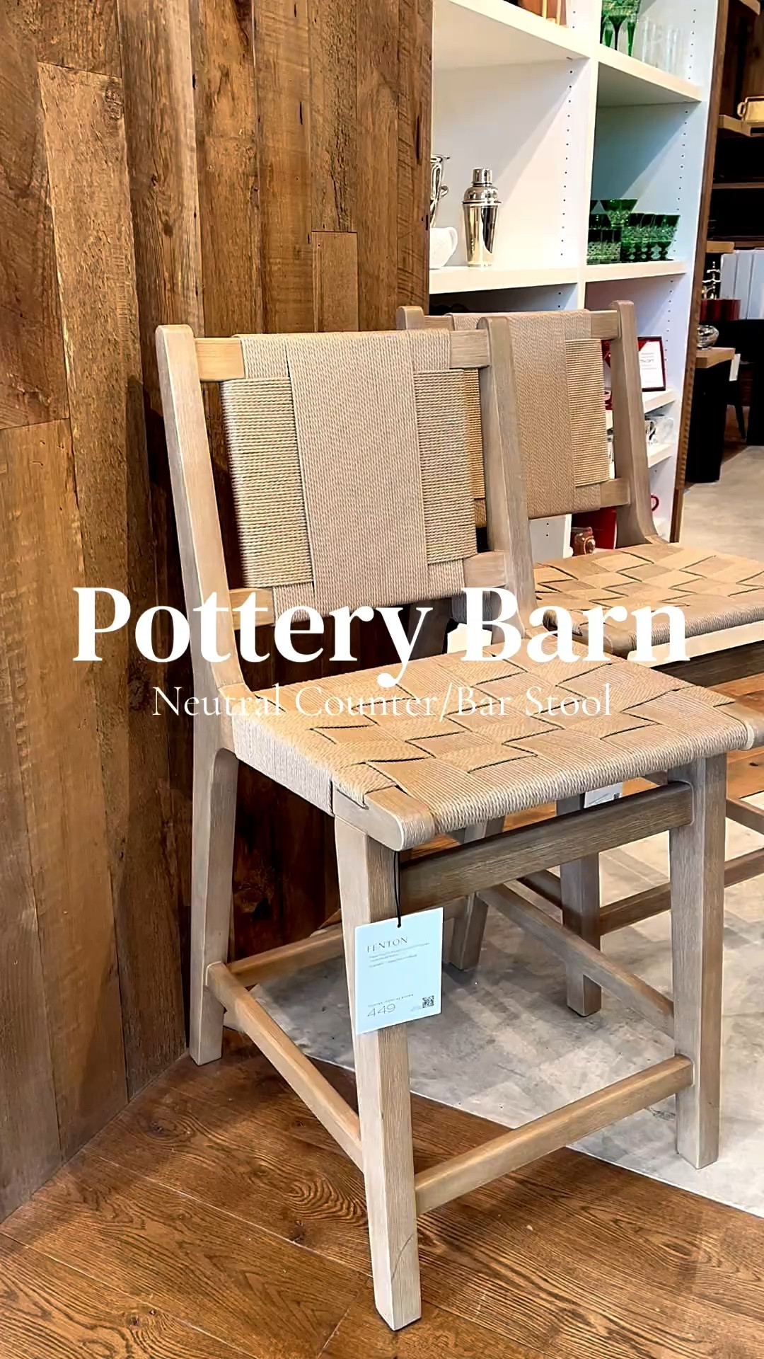 Fenton Woven Stool from Pottery Barn 🤍

A neutral, textured staple for your kitchen or bar area. Available in counter + bar height. 🔗’d here!

#LTKSaleAlert #LTKmomlife #LTKHome