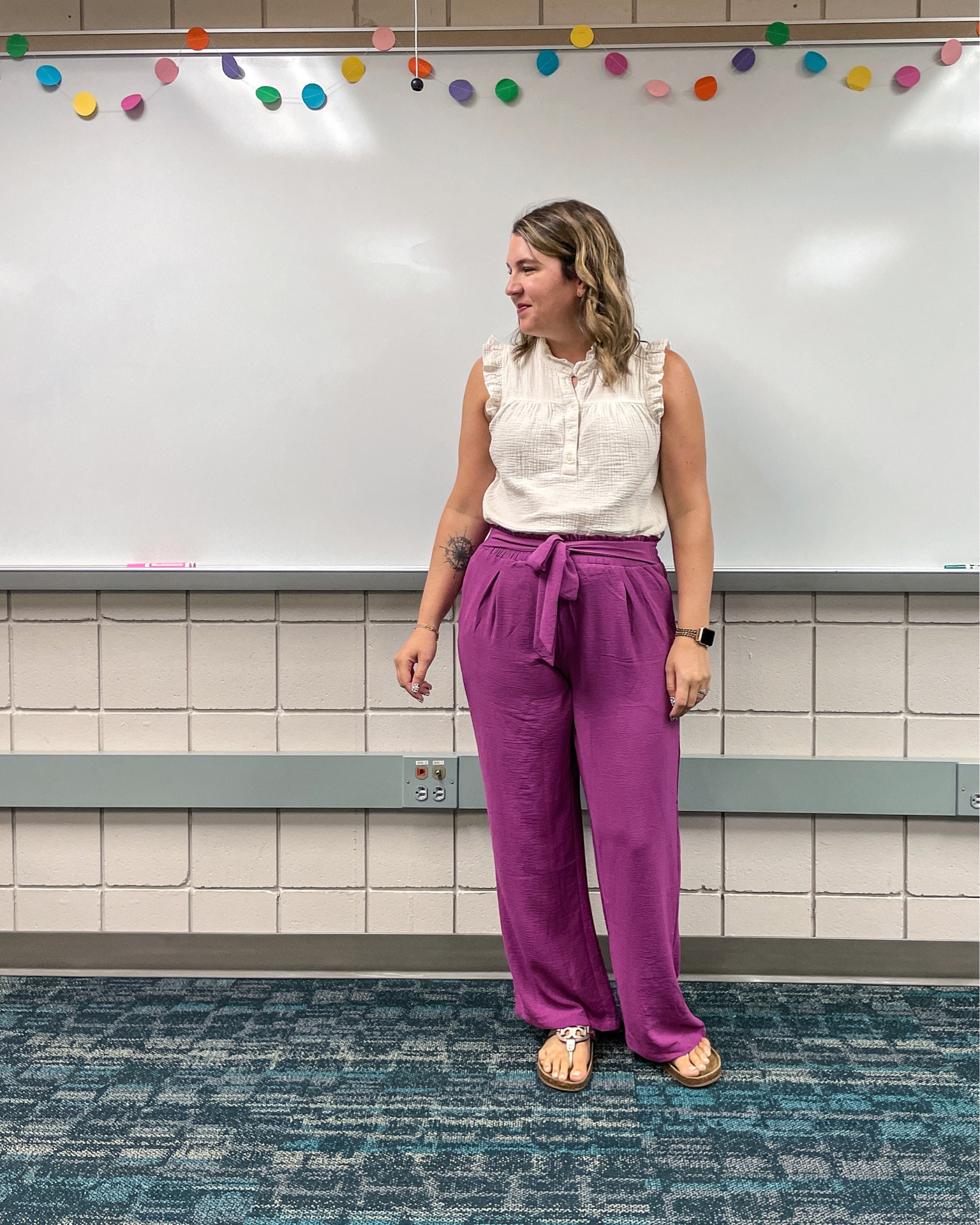 Top: large
Pants: large

Teacher outfit 
Work pants
Amazon fashion 

#LTKBacktoSchool #LTKunder50 #LTKSeasonal