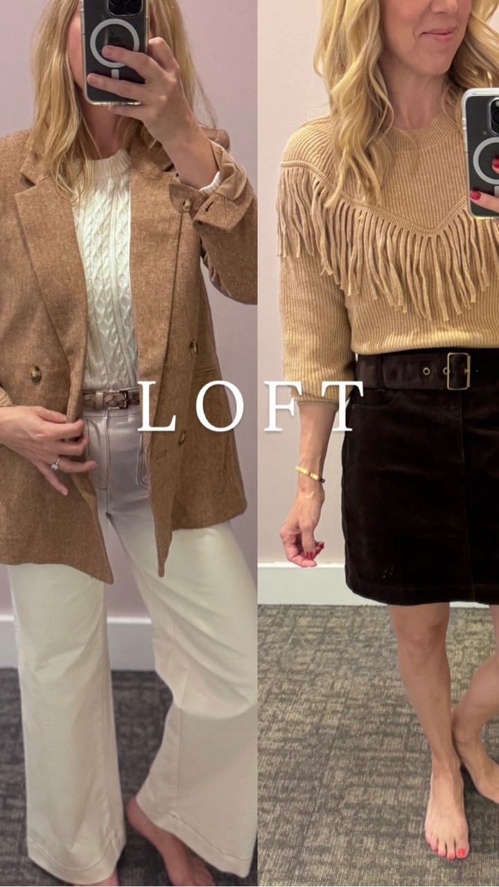 Fresh fall drops from LOFT on sale!

We love a fall sale and you do too! All pieces currently 30% off 🙌🏼 

So many pieces great for fall but can also take you through winter. Some fab “family photo” and “work wear” options too!

Sizing notes:
Loft runs big. Gretchen and Laura sized down one in almost every piece. Wearing an XS in all tops and sized down one in each bottom, Here’s what we didn’t size down with:

Navy pants: take your true size
Green sweater: Gretchen sized up one for an oversized look. She is in a medium. 



Fall outfit
Teacher outfit
What to wear for family photos
Family photos dress
Family photos outfit 
Business casual

#LTKSeasonal #LTKFallSale #LTKSaleAlert