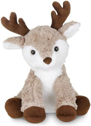 Bearington Reiny Plush Reindeer Stuffed Animal, 11.5 Inch Stuffed Reindeer Plush Toy, Ideal for T... | Amazon (US)