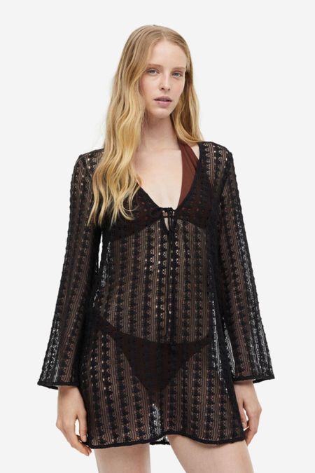 Love this crochet cover up for $34 from H&M. Linked a few other beach cover ups under $50

Swim cover up with sleeves , affordable cover ups, beach cover up , beach kaftan , beach dress 

#LTKunder50 #LTKSeasonal #LTKswim