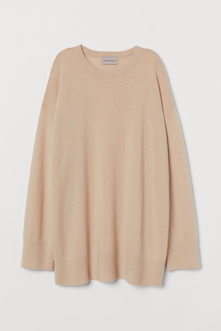 Oversize-Kaschmirpullover | H&M (DE, AT, CH, NL, FI)