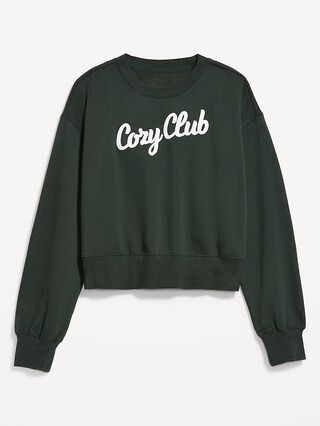 SoComfy Crop Sweatshirt | Old Navy (US)