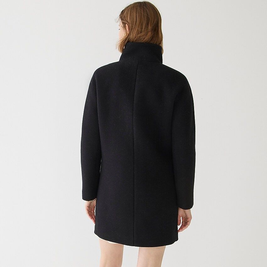 New cocoon coat in Italian stadium-cloth | J.Crew US