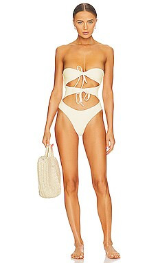 lovewave the Nadine One Piece in Ivory from Revolve.com | Revolve Clothing (Global)