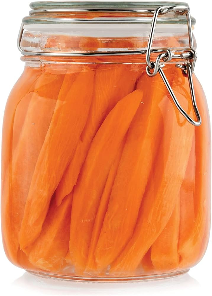 Galashield Glass Jars with Lids Food Storage Jars with Airtight Lids Leak Proof Glass Canisters K... | Amazon (US)