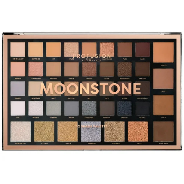 PROFUSION COSMETICS 42 SHADE EYESHADOW PALETTE MOONSTONE .4 OZ | Walmart (US)