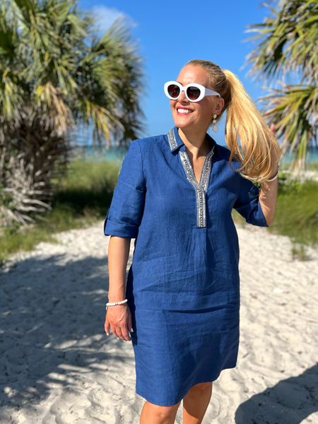 Blue beach resort outfit 

Linen dress size 8
Sunglasses
Slide sandals


#LTKSeasonal #LTKShoeCrush #LTKStyleTip #LTKItBag #LTKFindsUnder100 #LTKOver40 #LTKMidsize #LTKTravel #LTKSwim #LTKU #LTKFestival #LTKGiftGuide #LTKSaleAlert