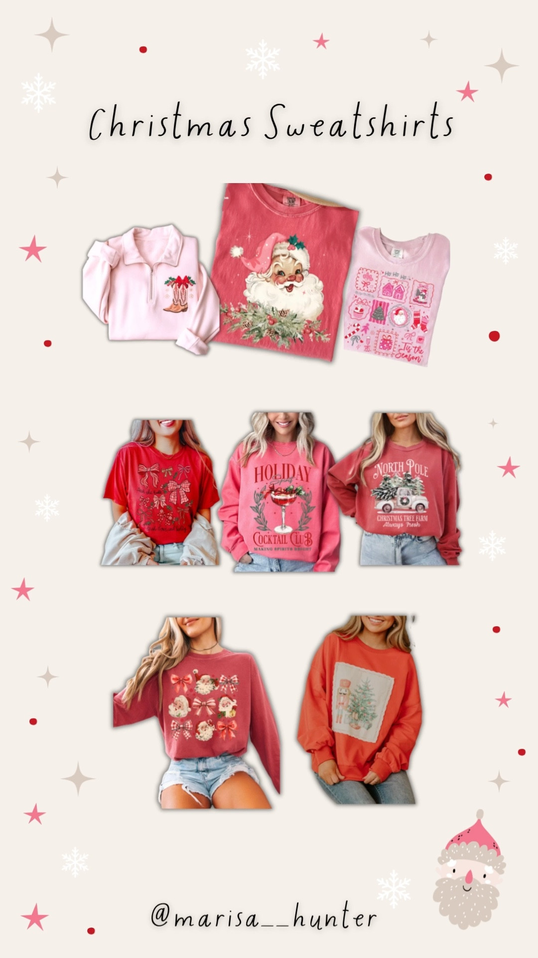 I'm Dreaming of a Pink Christmas🎀

Christmas outfit mom style holiday tshirt sweatshirt nutcracker santa holiday cocktail cowboy christmas mom ootd coquette christmas  

 #LTKHoliday #LTKootd #LTKmomlife