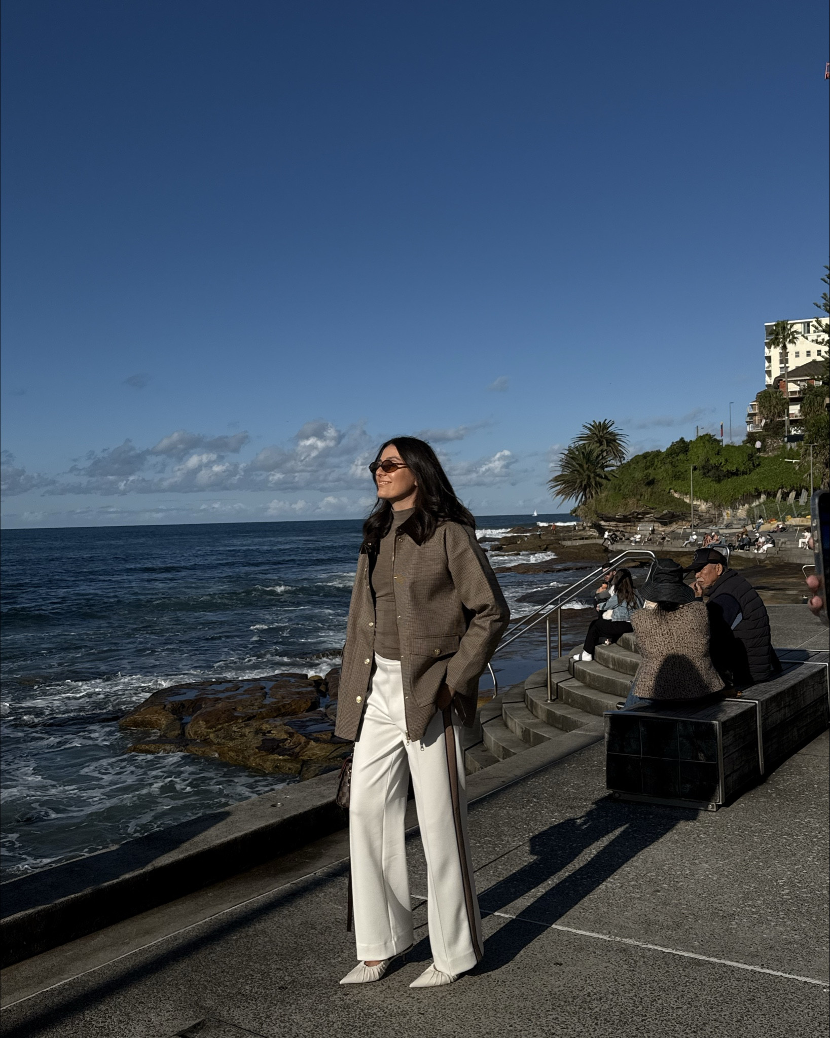 Trackpant style pant and barn jacket outfit for a girls lunch 🤎

#LTKstyletip #LTKaustralia #LTKwinter