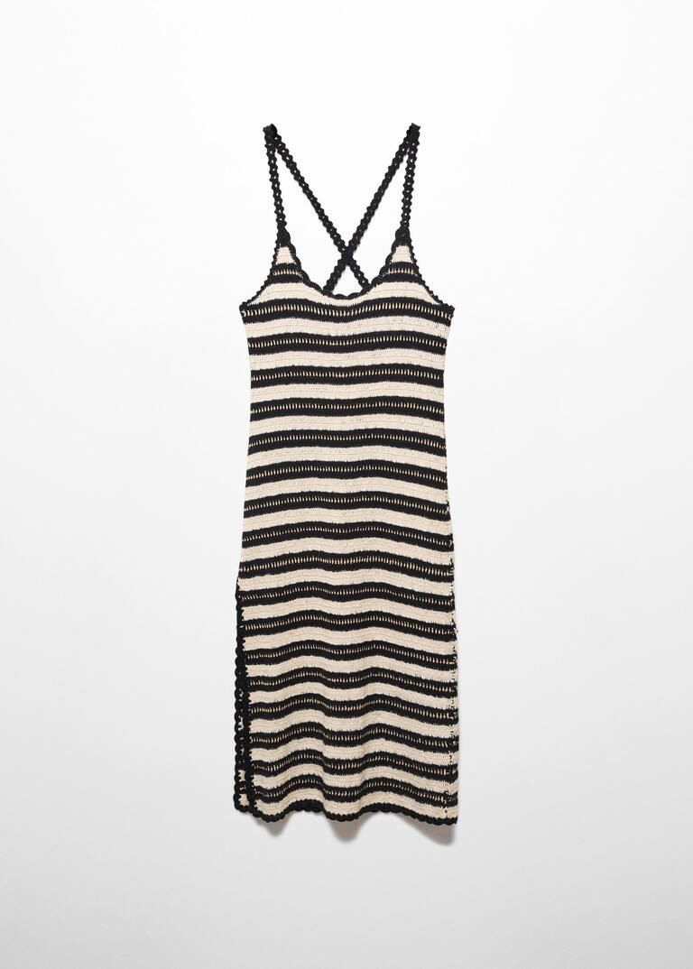 Striped crochet dress | MANGO (US)