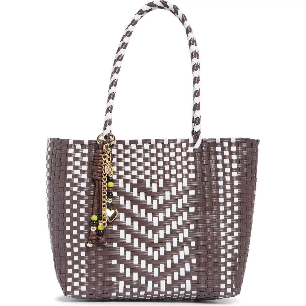 Steve Madden BSunny Woven Tote in Brown Multi Woven at Nordstrom Rack | Nordstrom Rack