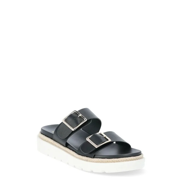 Madden NYC Women’s Flatform Two Strap Sandals | Walmart (US)