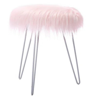 16.34" Wide Round Footstool Ottoman | Wayfair North America